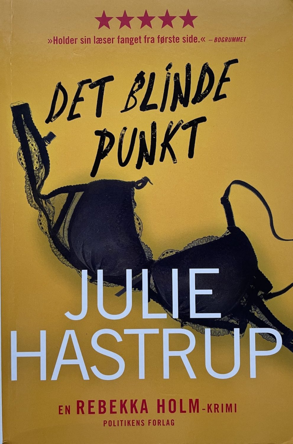 Det blinde punkt, Julie Hastrup, brugt bog