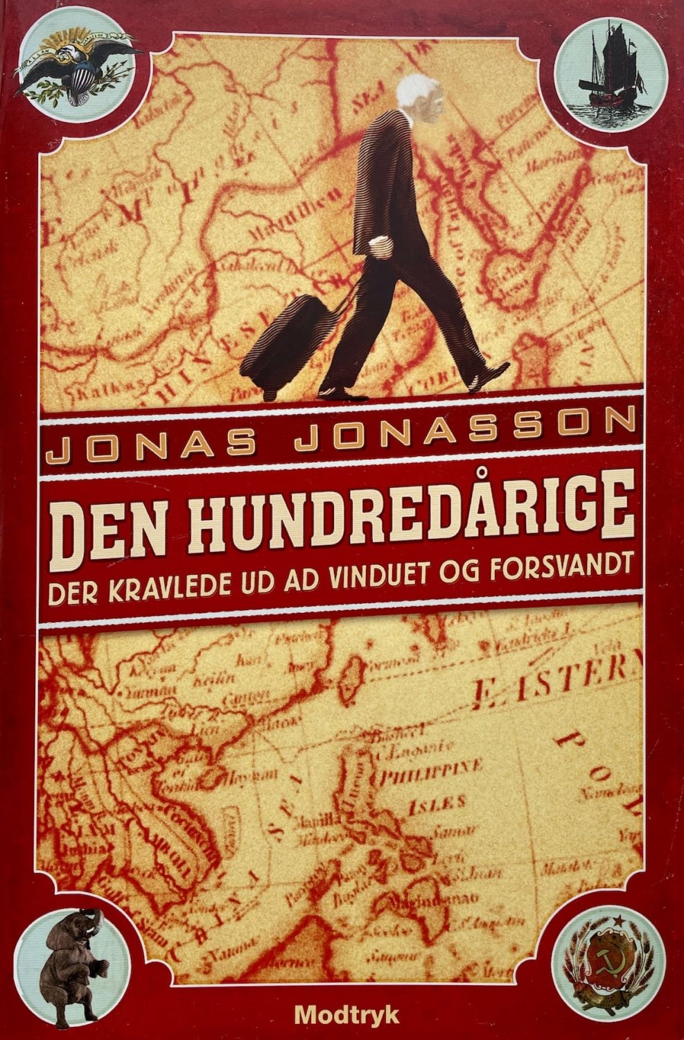 Den hundredårige der kravlede ud af vinduet og forsvandt, Jonas Jonasson, brugt bog