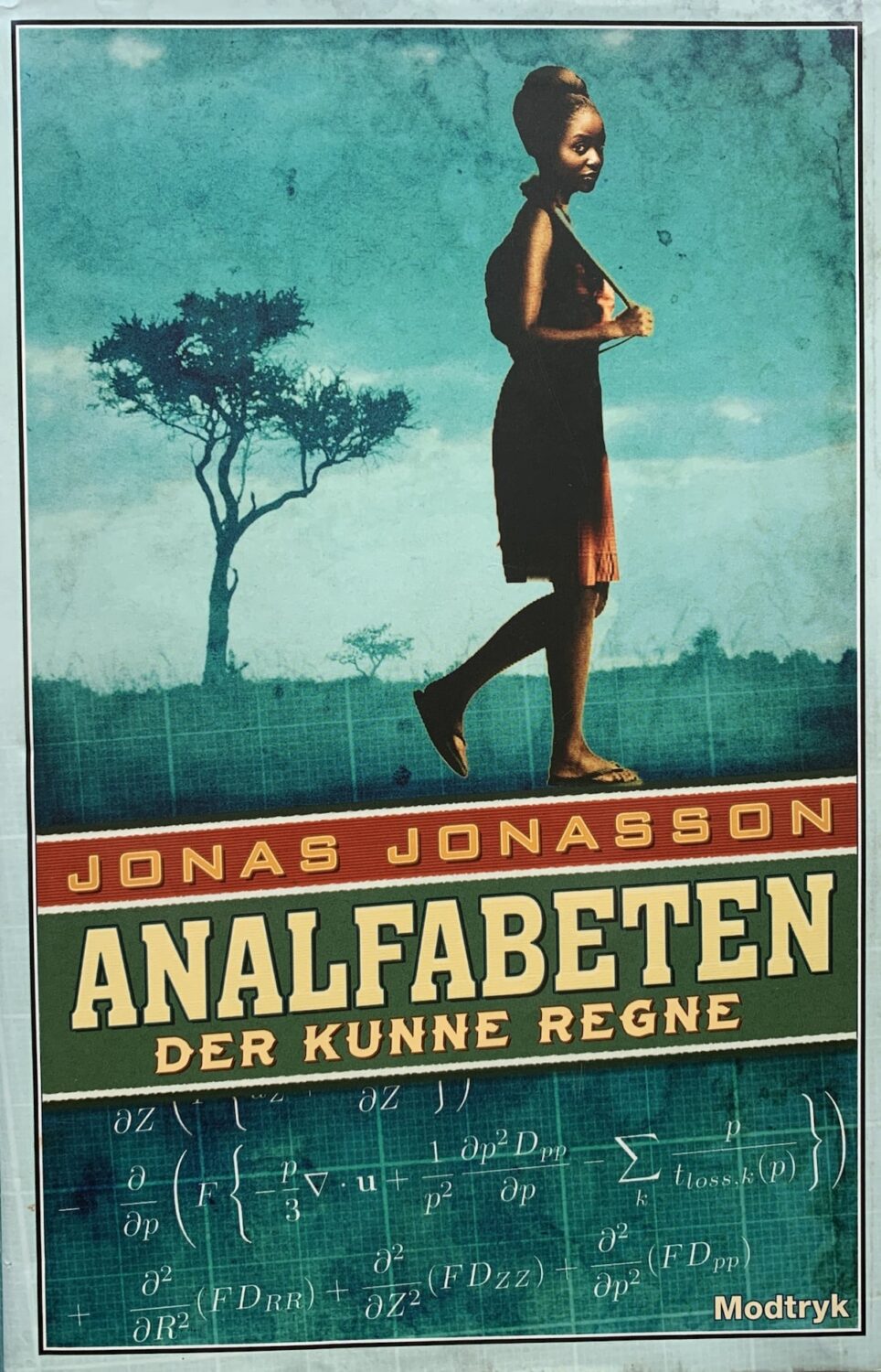 Analfabeten der kunne regne, Jonas Jonasson, brugt bog